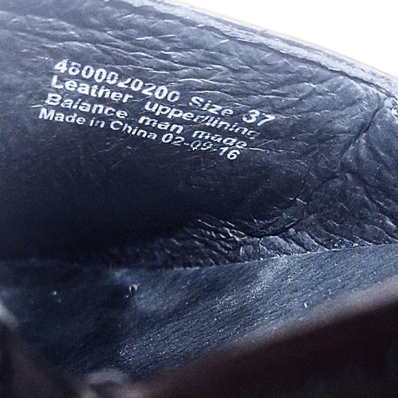 Dansko Tamara Black Leather Clogs Women Size 37 EU 6.5-7 US Slip On Buckle Strap - Picture 11 of 12